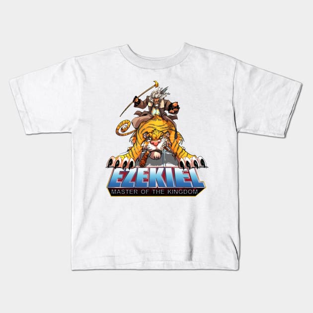 Ezekiel Master of the Kingdom Kids T-Shirt by Dustinart